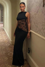 Sexy Halloween Lace Backless Dress