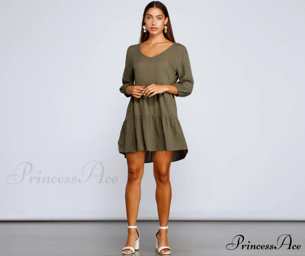 Effortless Vibes Stylish Babydoll Dress