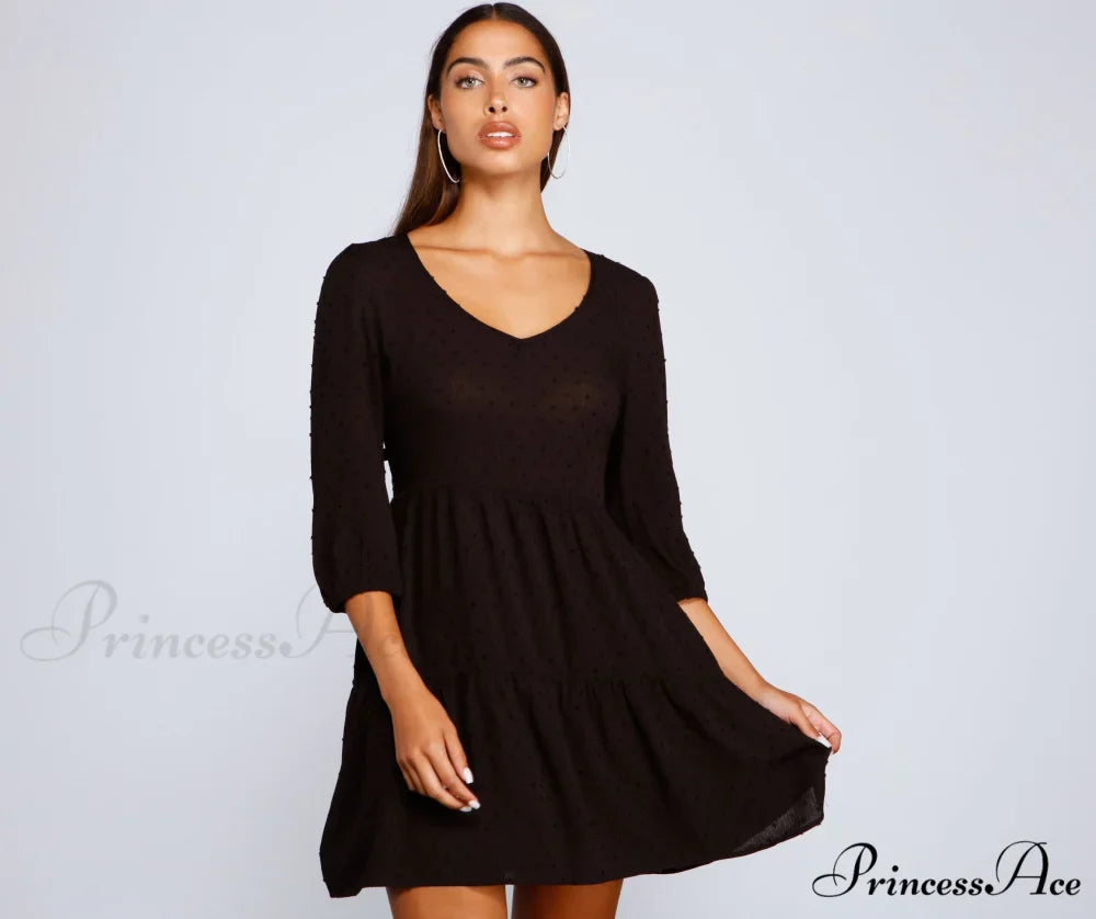 Effortless Vibes Stylish Babydoll Dress