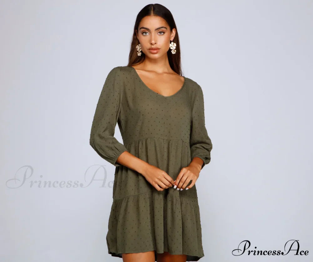 Effortless Vibes Stylish Babydoll Dress