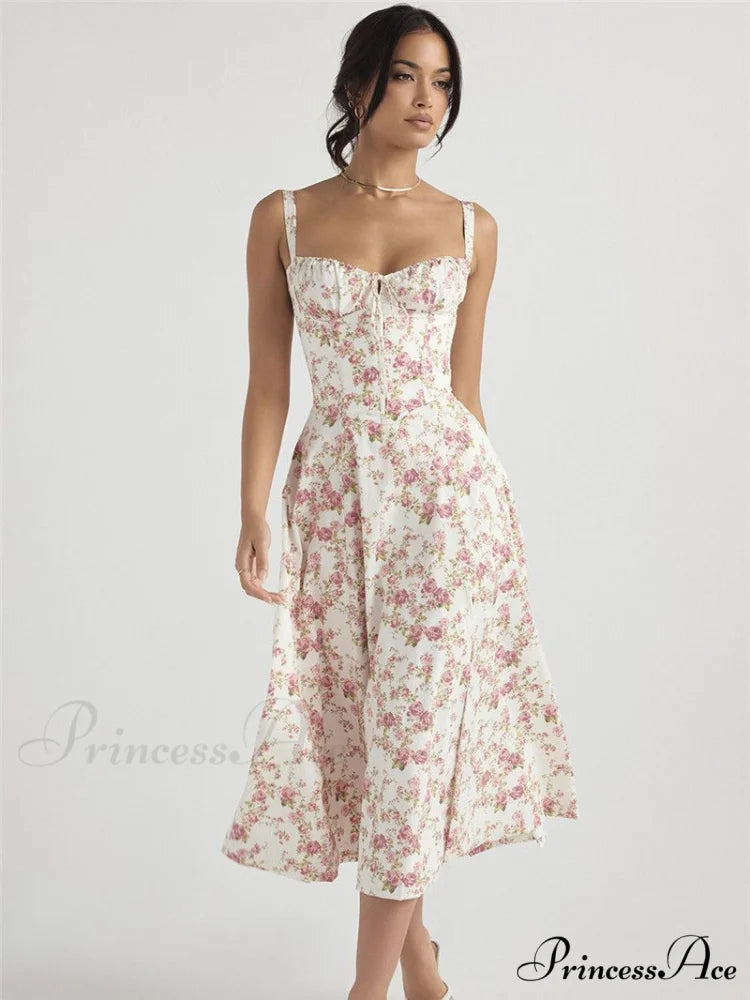 Effortlessly Enchanting Stylish Floral Maxi Dress