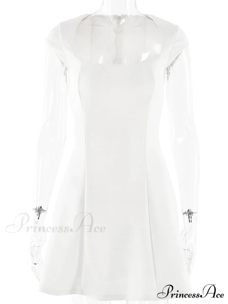 Elegant Backless Bodycon Mini Christmas Party Dress