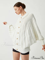 Elegant Batwing Graceful Sleeve Knit Dress