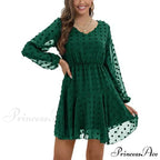 Elegant Casual Chiffon Party Vintage Midi Dresses