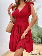 Elegant Casual Slim Sleeveless Holiday Beach Christmas Party Dress