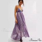 Elegant Chiffon Floral Bohemian Dress