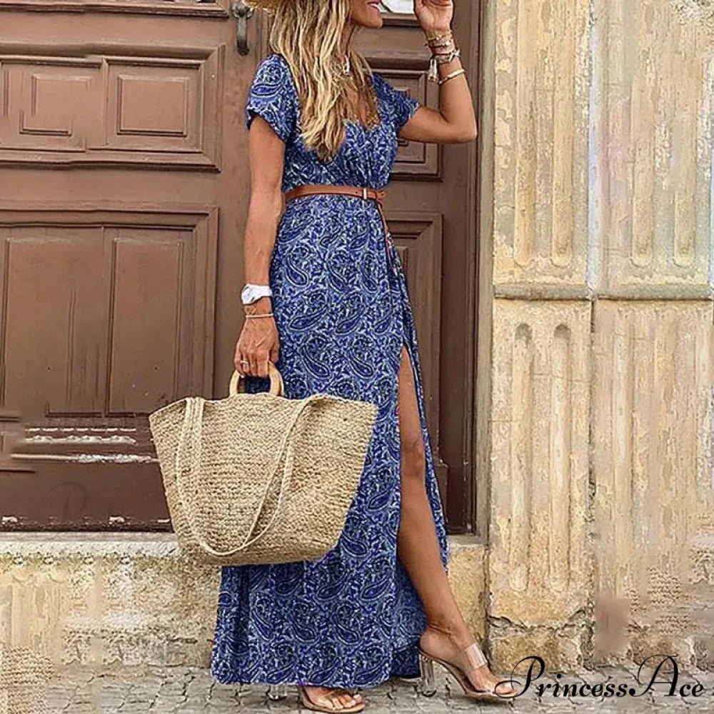 Elegant Evening Summer Long Boho Dress
