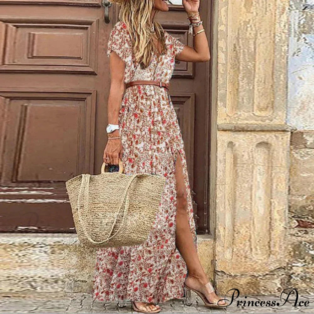 Elegant Evening Summer Long Boho Dress