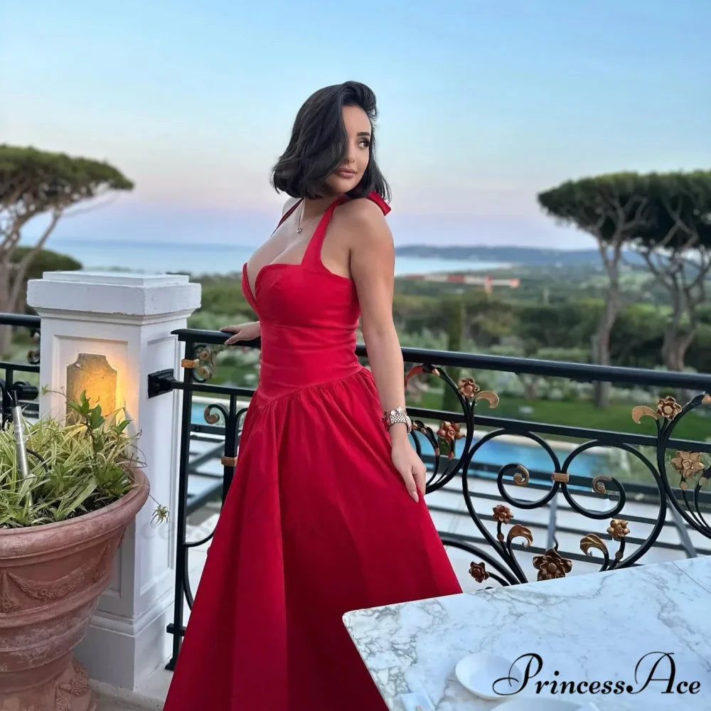 Elegant Fit and Flare Casual Sexy Christmas Party Dress