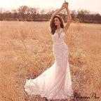 Elegant Lace Mermaid Bridal Wedding Gown