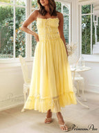 Elegant Off-Shoulder Stylish Strap Patchwork Dress