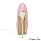 Elegant Platform Peep-Toe Slingback Super-High Pumps Sexy Wedding Banquet Big-Size High Heel