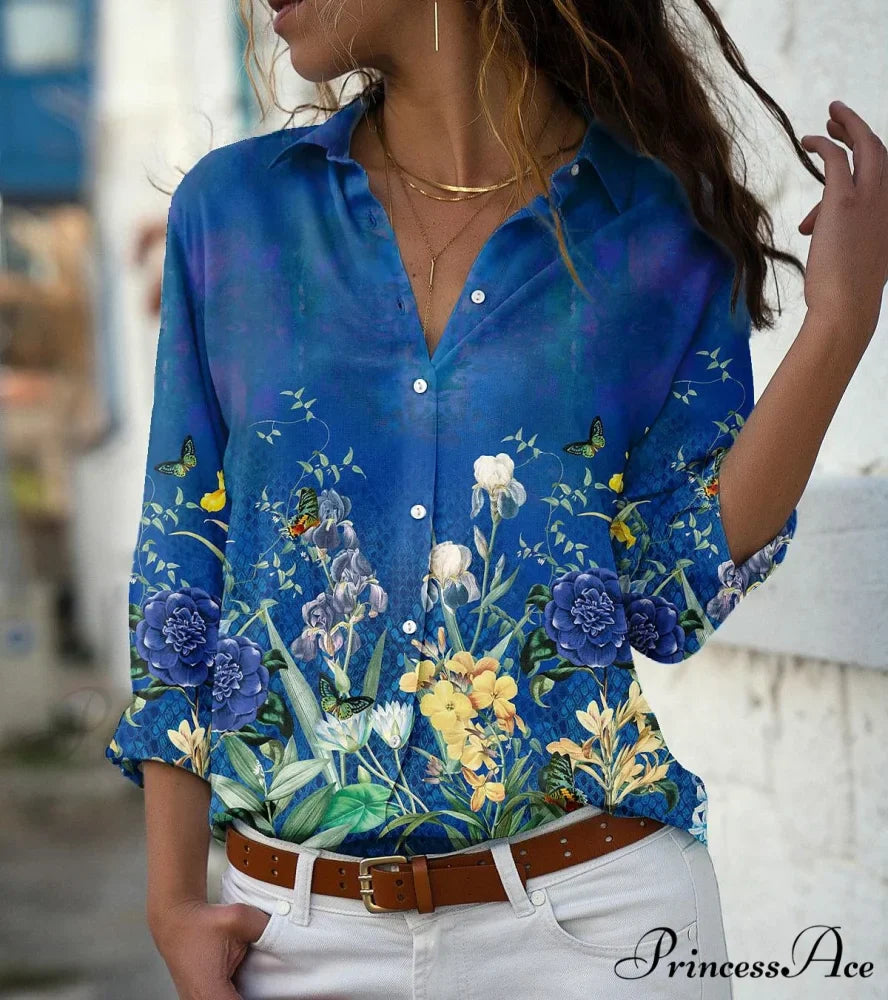 Elegant Shirts Fashion Long Sleeve Blouse