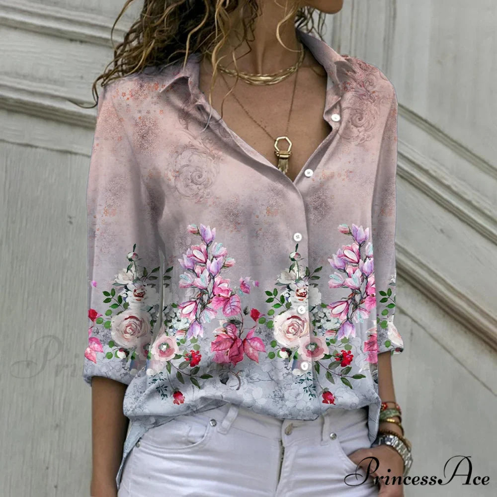 Elegant Shirts Fashion Long Sleeve Blouse