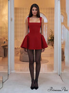Elegant Slim Sleeveless Sexy Chic Christmas Party Dress