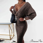 Elegant V Neck Lace Patchwork Ladies Dresses