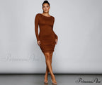 Elevated Chic Stylish Ruched Mini Dress