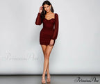 Elevated Glam Stylish Ruched Mini Dress