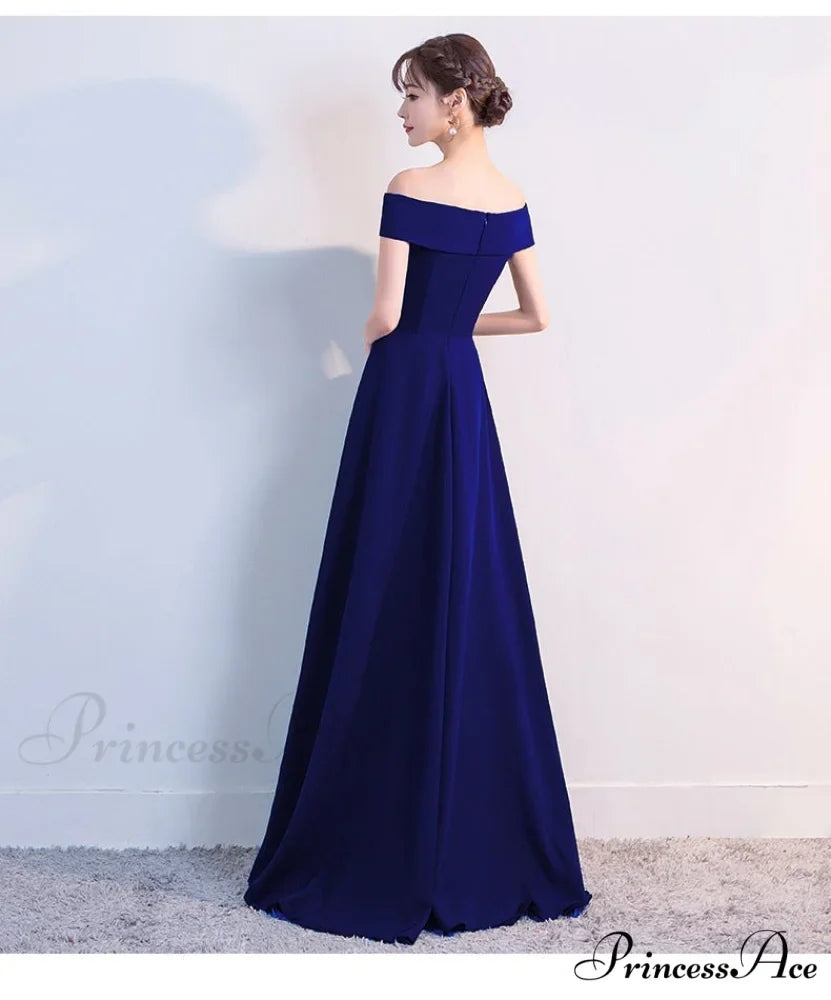 Ella Elegant off-the-shoulder gown