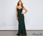 Ember Formal Stylish Wrap Mermaid Dress