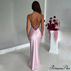 Emilia Draped Stylish Satin Gown