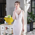 Emily Mermaid Sequin Charming Sleeveless Prom Dress