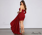 Emily One Shoulder Charming Pleated Asymmetric Mini Dress