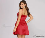 Emme Satin Stylish Party Dress