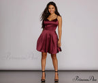 Emme Satin Stylish Party Dress