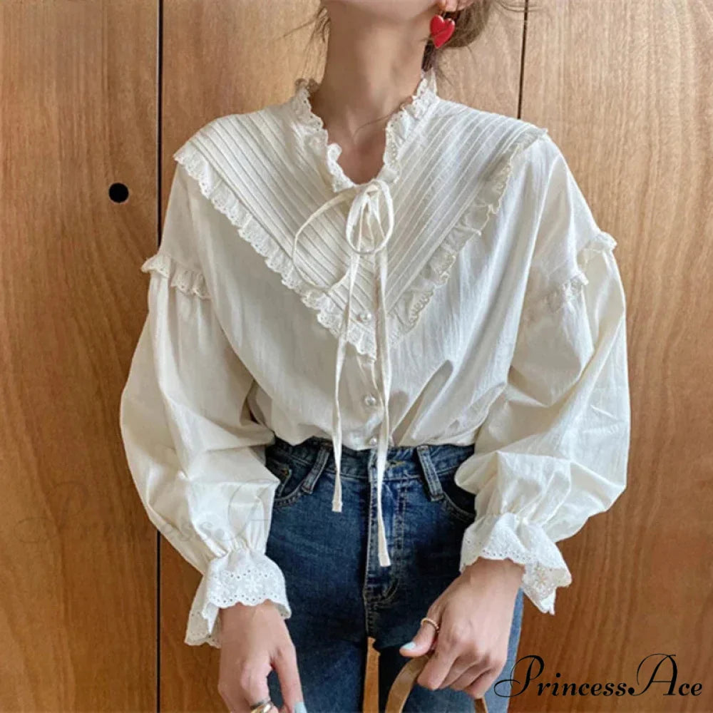 Empty Out Sophisticated Informal Blouse Women Blouses