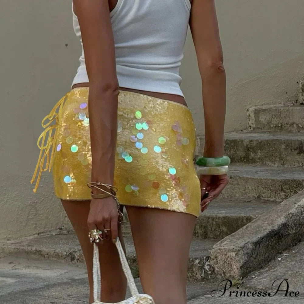 Empty Out Sparkling Celebration Skirt