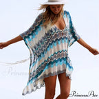 Empty Profound V-neck Lace Up Tunic Mini Dress