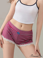 Enchanting Bow Lace Trim Brief