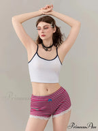 Enchanting Bow Lace Trim Brief