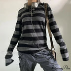 Enchanting Edgy Knit Oversized Banded Long Sleeve Crewneck Knit Top