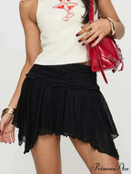 Enchanting Grunge Tiered Frill Skirt