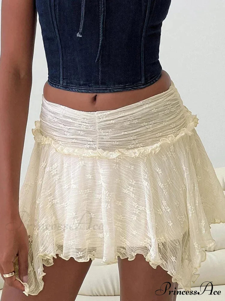 Enchanting Grunge Tiered Frill Skirt