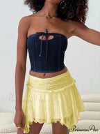 Enchanting Grunge Tiered Frill Skirt