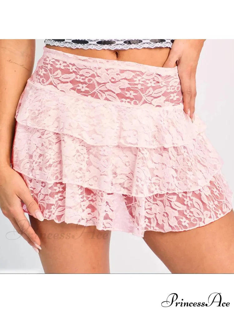 Enchanting Layered Flouncy Frill Skirt