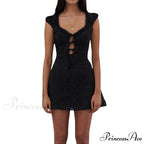 Enchanting Thin Strap Mini Dress