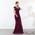 Eremi slim fit Charming long fishtail dress