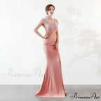 Eremi slim fit Charming long fishtail dress