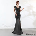 Eremi slim fit Charming long fishtail dress