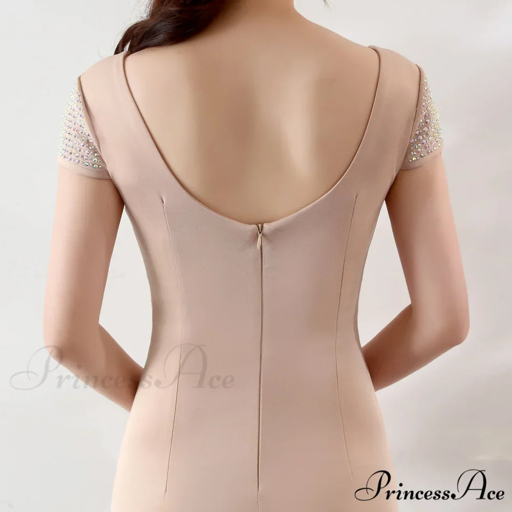 Eremi slim fit Charming long fishtail dress