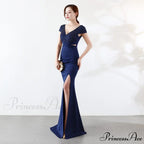 Eremi slim fit Charming long fishtail dress