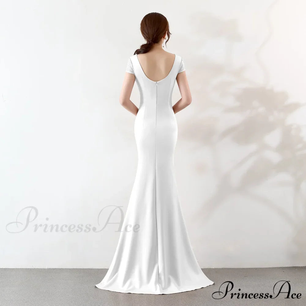 Eremi slim fit Charming long fishtail dress