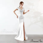 Eremi slim fit Charming long fishtail dress