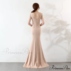 Eremi slim fit Charming long fishtail dress