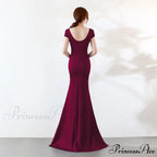 Eremi slim fit Charming long fishtail dress