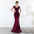 Eremi slim fit Charming long fishtail dress